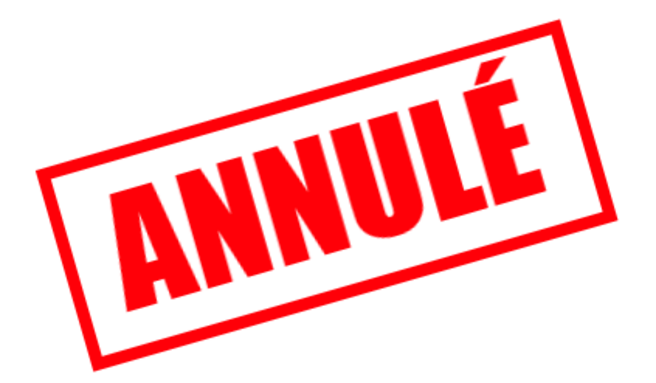 Annulé